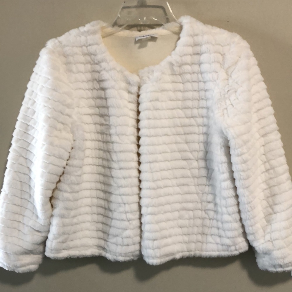 Calvin Klein Faux Fur Jacket